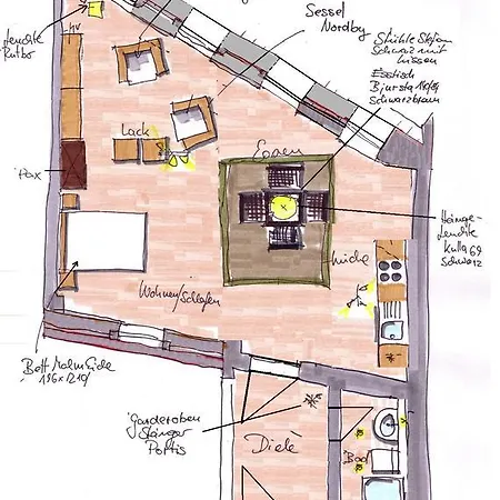 Historisches Burgerhaus -kulturstiftung- 아파트